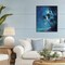 Stupell Industries Moonlit Beach Palm Trees Framed Giclee, design by Ziwei Li